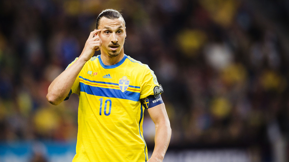 Zlatan är landslaget meste målskytt någonsin.